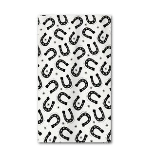 Lucky Stride Horseshoes Geometry Towels at Design Life Kids