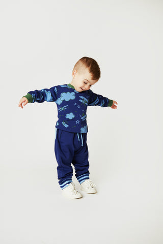 Airplane Sweatshirt Mon Coeur on Design Life Kids