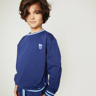 MC Navy Sweatshirt Mon Coeur on Design Life Kids