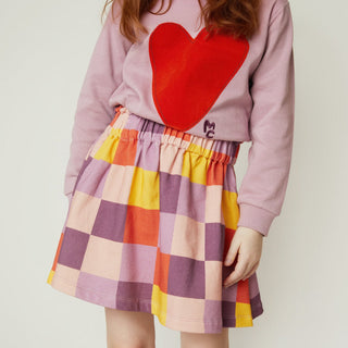 Checkered Twirl Skirt Mon Coeur on Design Life Kids