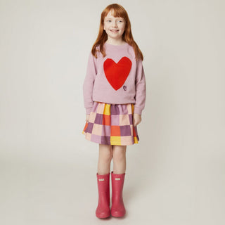 Checkered Twirl Skirt Mon Coeur on Design Life Kids