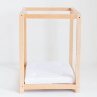 Dollhouse Four Post Bed & Bedding Set