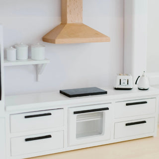 Dollhouse Kitchen Stove Top & Oven Base Cabinets Macy Mae on Design Life Kids