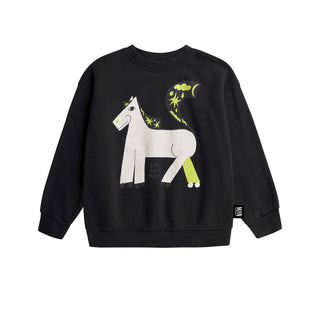 Magic Horse Sweatshirt Little Man Happy on Design Life Kids