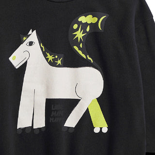 Magic Horse Sweatshirt Little Man Happy on Design Life Kids