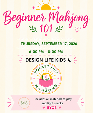 Mahjong Workshop at Design Life Kids