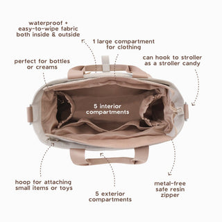 Modern Waterproof Diaper Bag at Design Life kIds