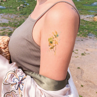 Metallic Floral Temporary Tattoos at Design Life Kids