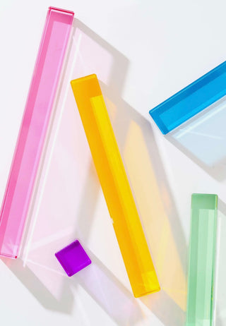 Millie Rainbow Acrylic Blocks at Design Life Kids
