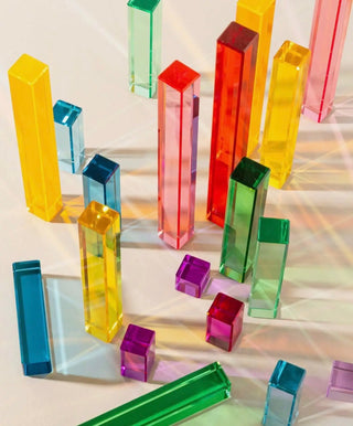 Millie Rainbow Acrylic Blocks at Design Life Kids