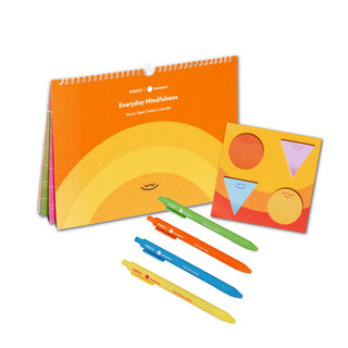 Mindfulness Open Date Calendar Desk Set at Design Life Kids