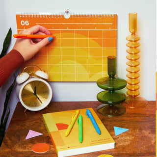Mindfulness Open Date Calendar Desk Set at Design Life Kids