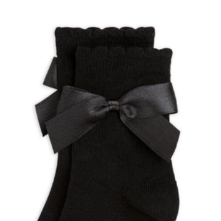 Satin Bow Socks Mini Rodini on Design Life Kids