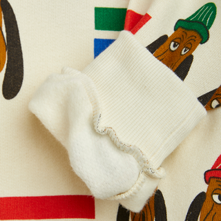 Mini Rodini Bloodhound Dog Hoodie Sweatshirt on Design Life Kids