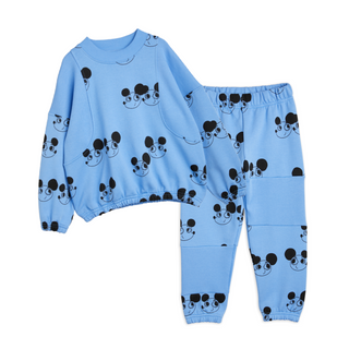 Mini Rodini Blue Ritzratz Mouse Sweatpants on Design Life Kids