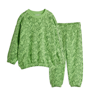 Mini Rodini Green Leopard Sweatshirt on Design Life Kids