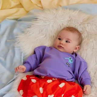 Mini Rodini Heart in Shoes Sweatshirt at Design Life Kids