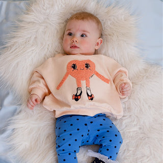 Mini Rodini Heart in Shoes Sweatshirt at Design Life Kids