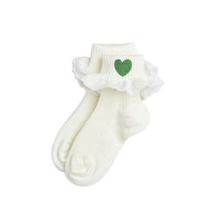 Mini Rodini Hearts Lace Sock Set on DLK