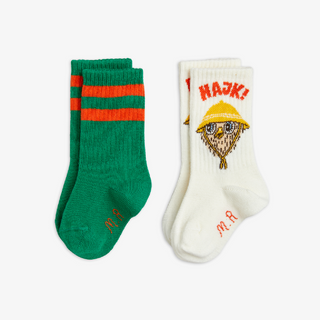 Mini Rodini Owl Hike Sock Set on DLK