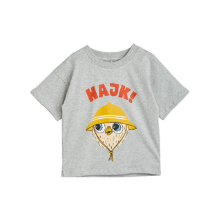 Mini Rodini Owl Hike Short Sleeve Shirt for Kids on DLK