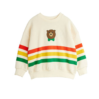 Mini Rodini Bear Stripe Sweatshirt on Design Life Kids