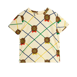 Mini Rodini Kids Bear Tee Shirt at Design Life Kids DLK