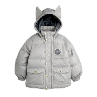 Mini Rodini Kids Cat Ear Hooded Puffer Coat at DLK