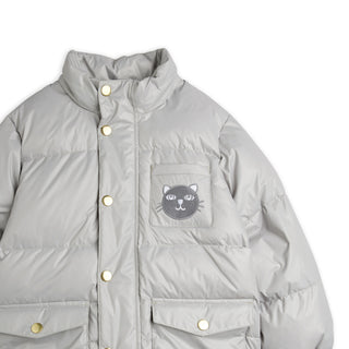 Mini Rodini Kids Cat Ear Hooded Puffer Coat at DLK