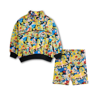 Mini Rodini Ritzratz Patch Half Zip Sweatshirt on Design Life Kids