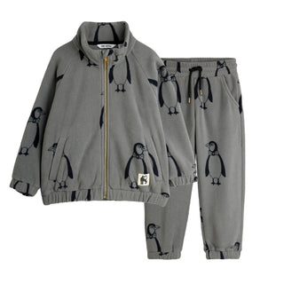 Mini Rodini Penguin Fleece Jacket on Design Life Kids