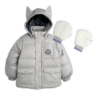 Mini Rodini Faux Fur Mittens at Design Life Kids