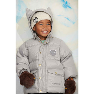 Mini Rodini Kids Faux Fur Mittens at DLK