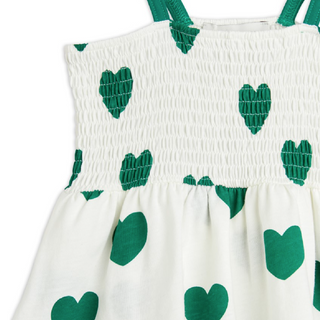 Hearts Smocked Dress Mini Rodini on Design Life Kids