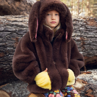 Mini Rodini Kids Faux Fur Jackets at DLK