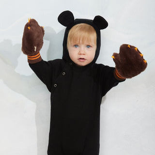 Mini Rodini Kids Faux Fur Mittens at DLK

