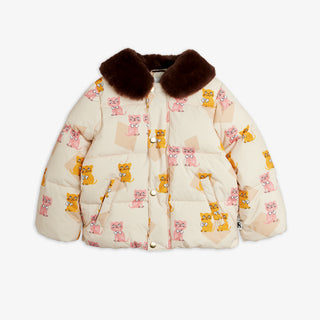 Mini Rodini Kids Cat Puffer Coats at DLK