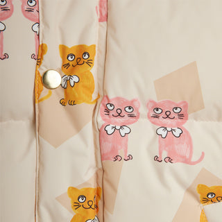 Mini Rodini Kids Cat Puffer Coats at DLK