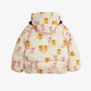 Mini Rodini Kids Cat Puffer Coats at DLK