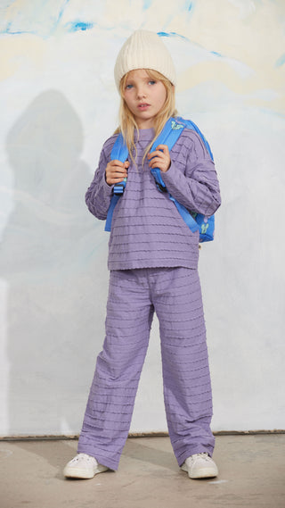 Mini Rodini Kids Textured Frill Shirt at DLK