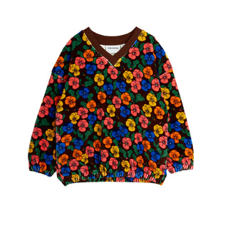 Mini Rodini Kids Velour Sweatshirt at Design Life Kids