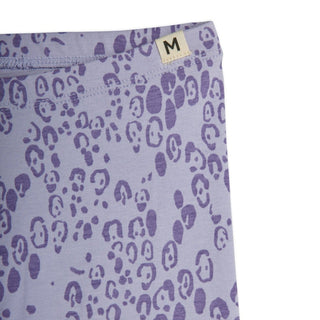 Mini Rodini Purple Leopard Leggings on Design Life Kids