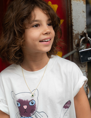 Siamese Cat Tee Mini Rodini on Design Life Kids