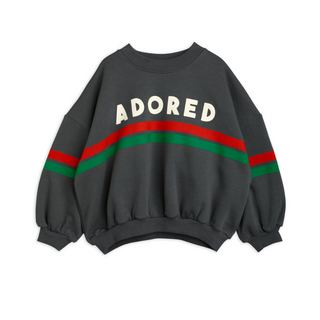 Mini Rodini Adored Striped Sweatshirt on Design Life Kids