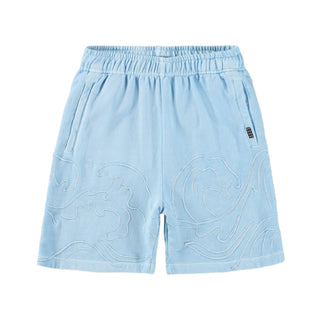 Molo Embroidered Wave Amil Shorts at Design Life Kids