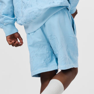 Molo Embroidered Wave Amil Shorts at Design Life Kids