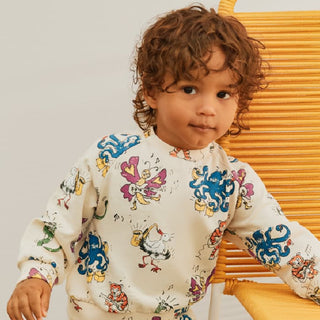 Disc Rockin Animals Sweatshirt Molo on Design Life Kids
