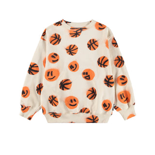 Molo Kids Basketball Print Sweatshirt at DLK