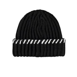 Molo Black Knit Karina Beanie at Design Life Kids