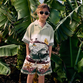 Molo Boys Niko Surfcard Swim Shorts at Design Life Kids